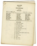 Moe Howard's 42pp. Script of Texaco Star Theater Starring Milton Berle & The Three Stooges With Shemp -- From May 1950 Annotated by Moe With His Signatures -- 8.5 x 11 -- Very Good